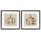 Stupell Industries Vintage Patterned Pumpkins 2pc Floating Frame Set, design by Livi Finn